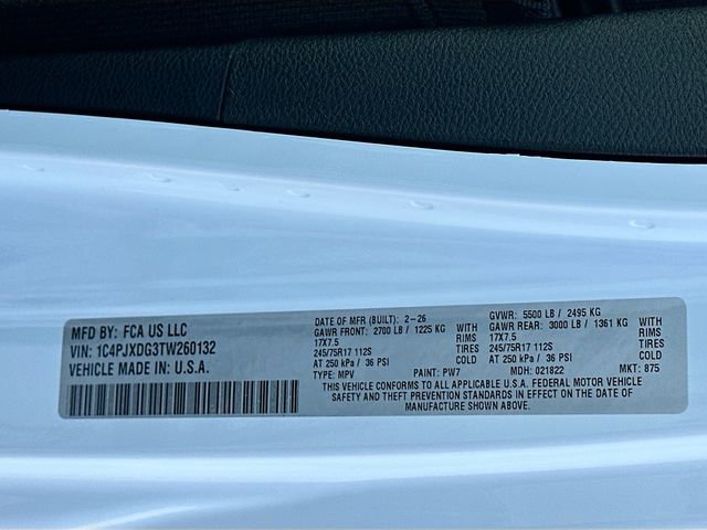 New 2026 Jeep Wrangler Sport image 20