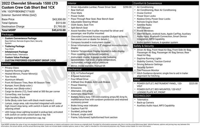 Used 2022 Chevrolet Silverado 1500 Custom image 33