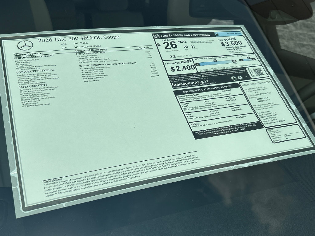 New 2026 Mercedes-Benz GLC 300 4MATIC image 37