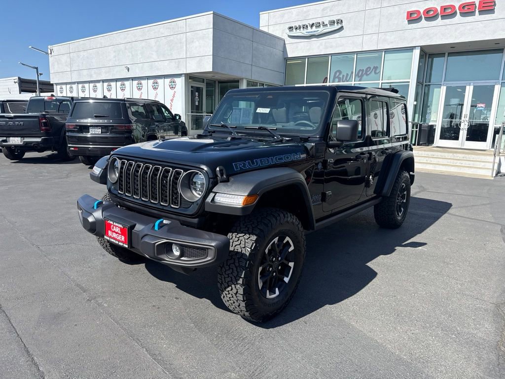 Certified 2025 Jeep Wrangler Unlimited Rubicon 4xe w/ Safety Group AWD/4WD image 3