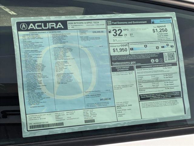 New 2026 Acura Integra A-Spec image 19