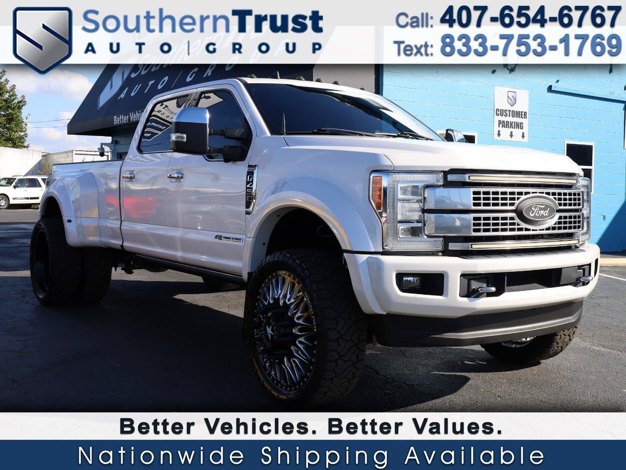 Used 2019 Ford F450 Platinum w/ Platinum Ultimate Package AWD/4WD image 1