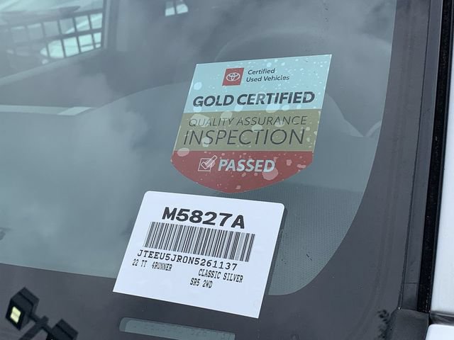 Certified 2022 Toyota 4Runner SR5 RWD image 37