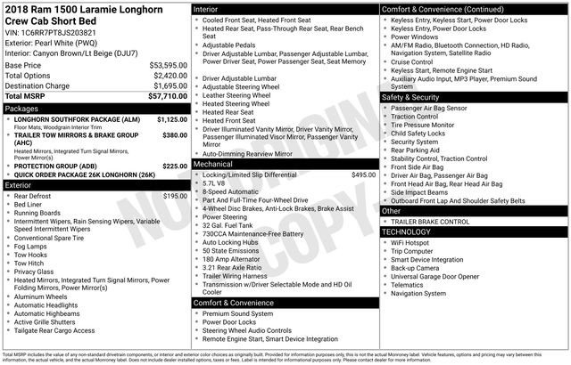 Used 2018 RAM 1500 Laramie Longhorn w/ Longhorn Southfork Package image 19