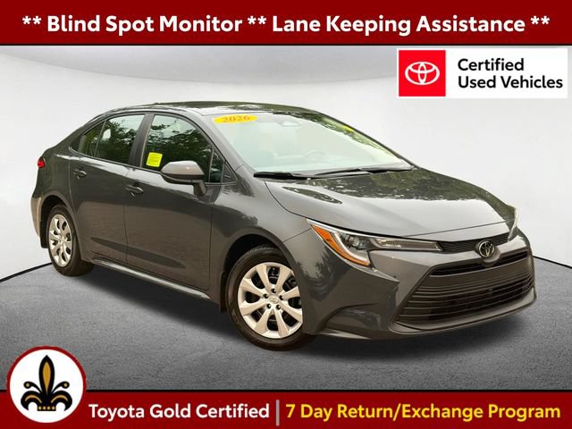 Certified 2026 Toyota Corolla LE FWD image 1