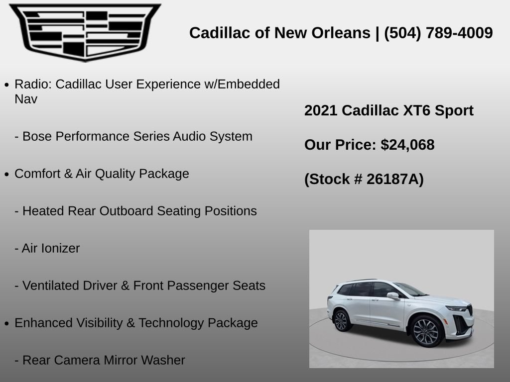 Used 2021 Cadillac XT6 Sport AWD/4WD image 8