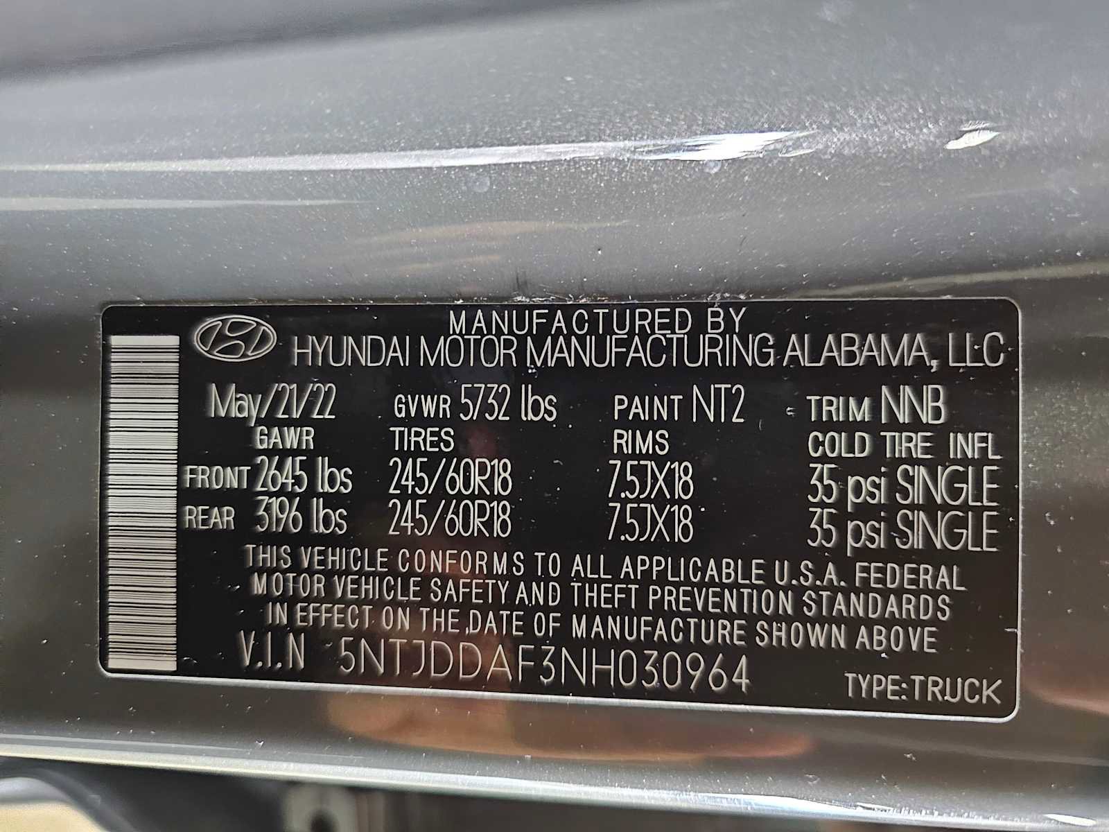 Used 2022 Hyundai Santa Cruz SEL Premium image 40