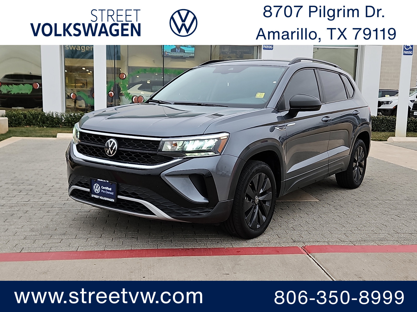 Certified 2023 Volkswagen Taos S w/ IQ Drive S Package