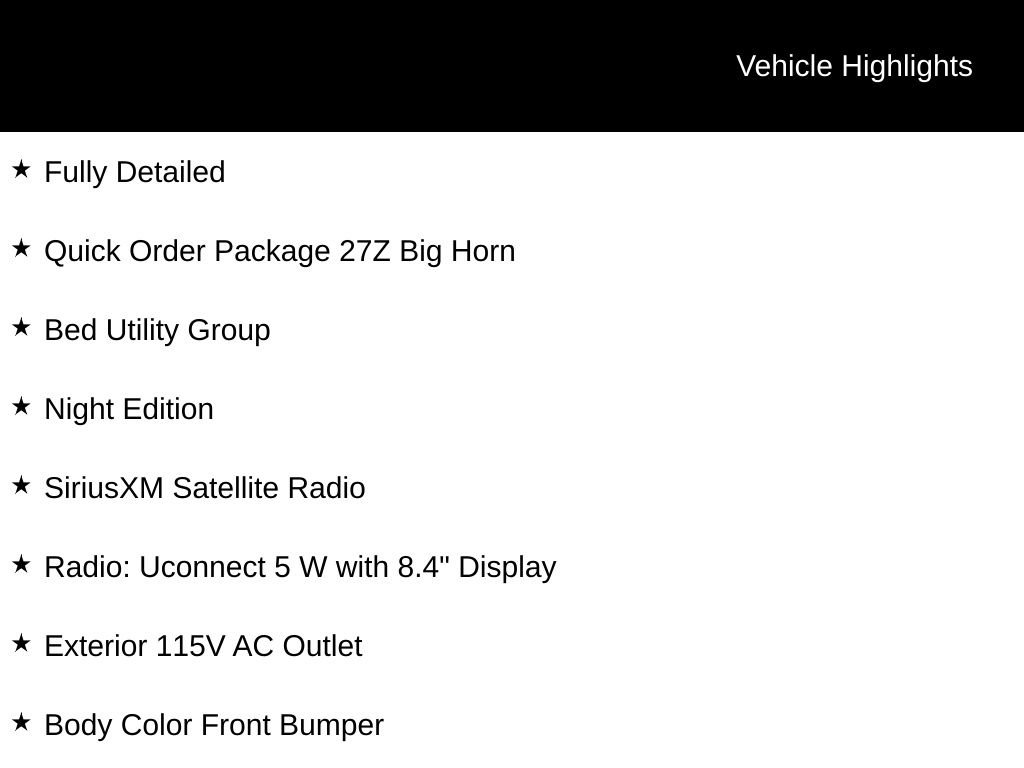 New 2026 RAM 1500 Big Horn w/ Night Edition AWD/4WD image 3