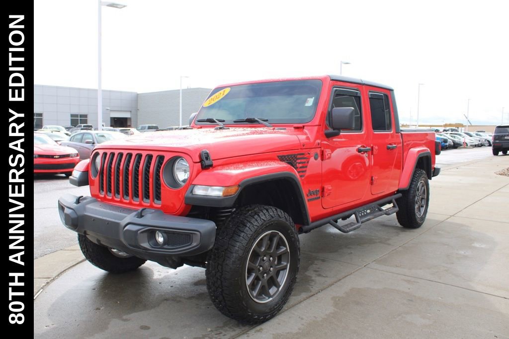 Used 2021 Jeep Gladiator Sport w/ Quick Order Package 24Q 80Th AWD/4WD image 3