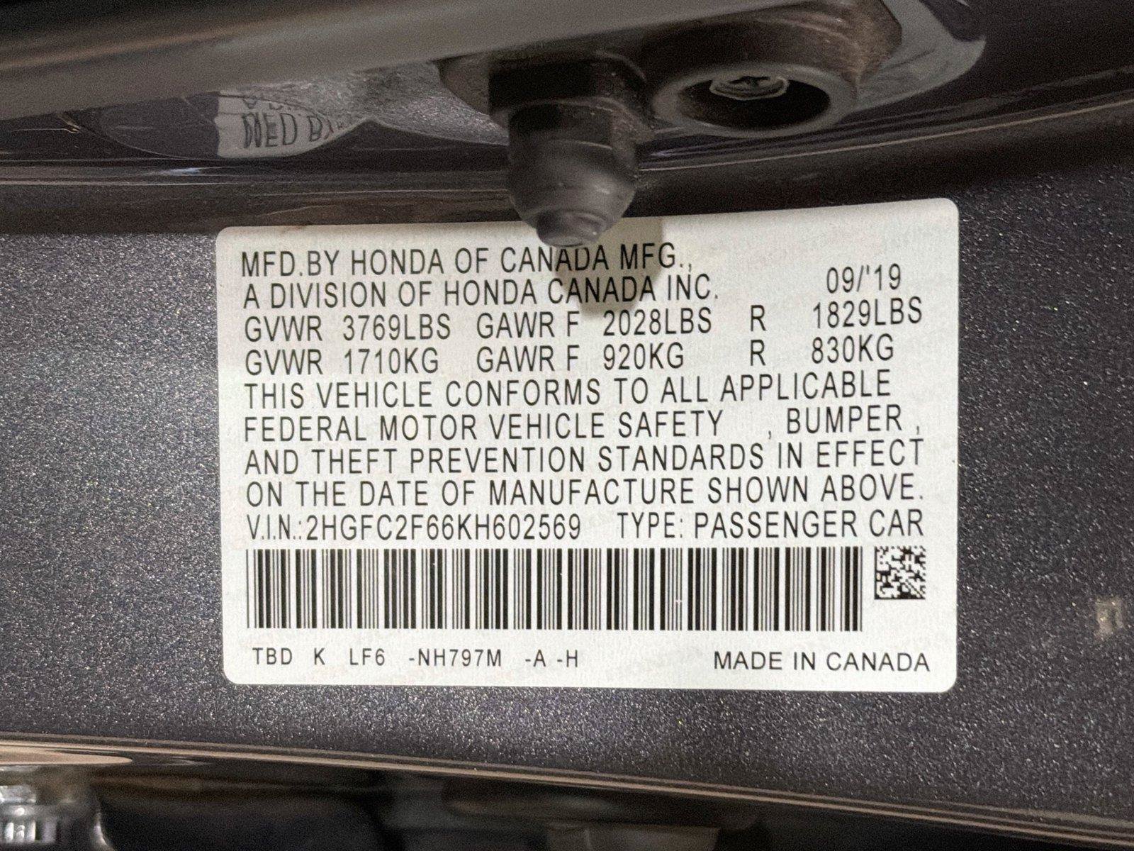 Used 2019 Honda Civic LX image 19