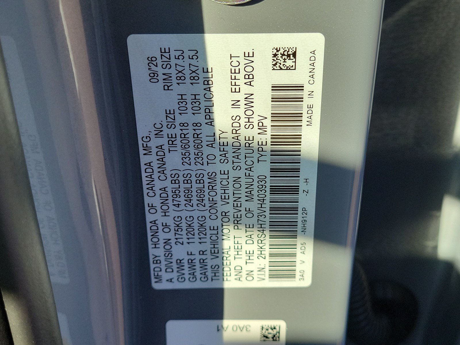 New 2027 Honda CR-V EX-L image 33