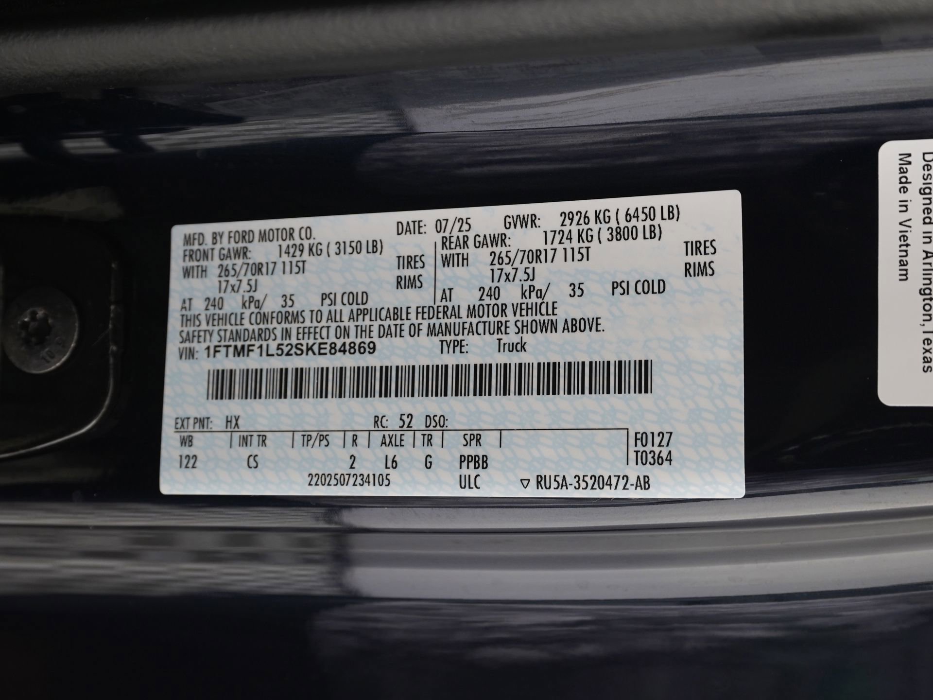 Used 2025 Ford F150 XL w/ Equipment Group 103A High image 32