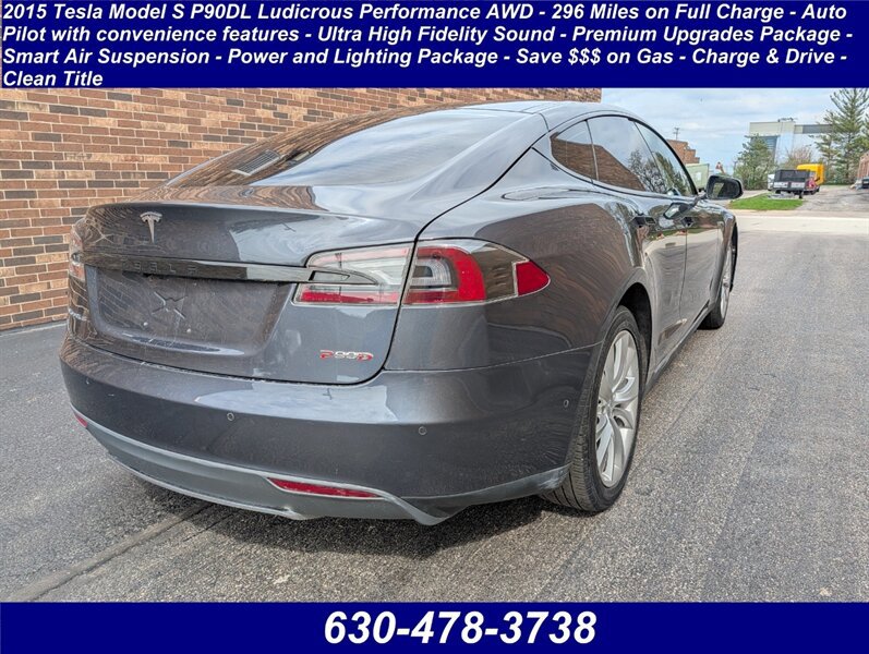 Used 2015 Tesla Model S Performance AWD/4WD image 2