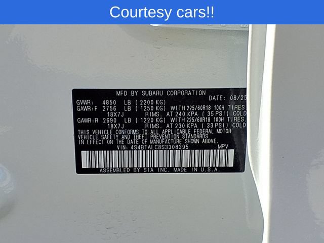 Certified 2025 Subaru Outback Onyx Edition AWD/4WD image 10