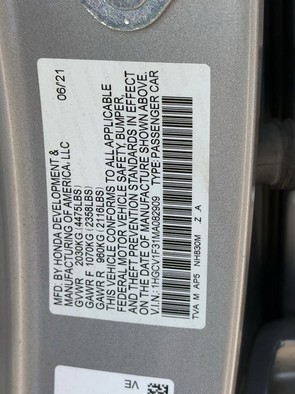 Used 2021 Honda Accord Sport image 31