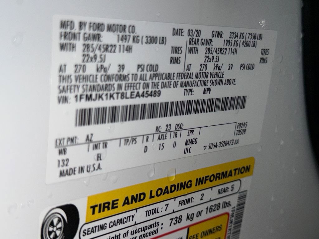 Used 2020 Ford Expedition Max Limited w/ Equipment Group 302A image 32