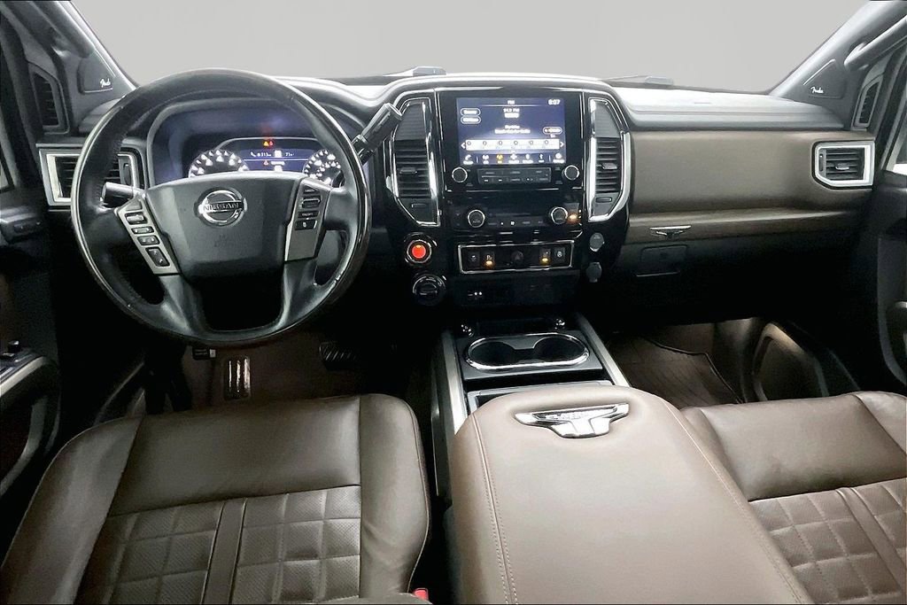 Used 2021 Nissan Titan Platinum Reserve w/ Off Road Protection Package AWD/4WD image 8