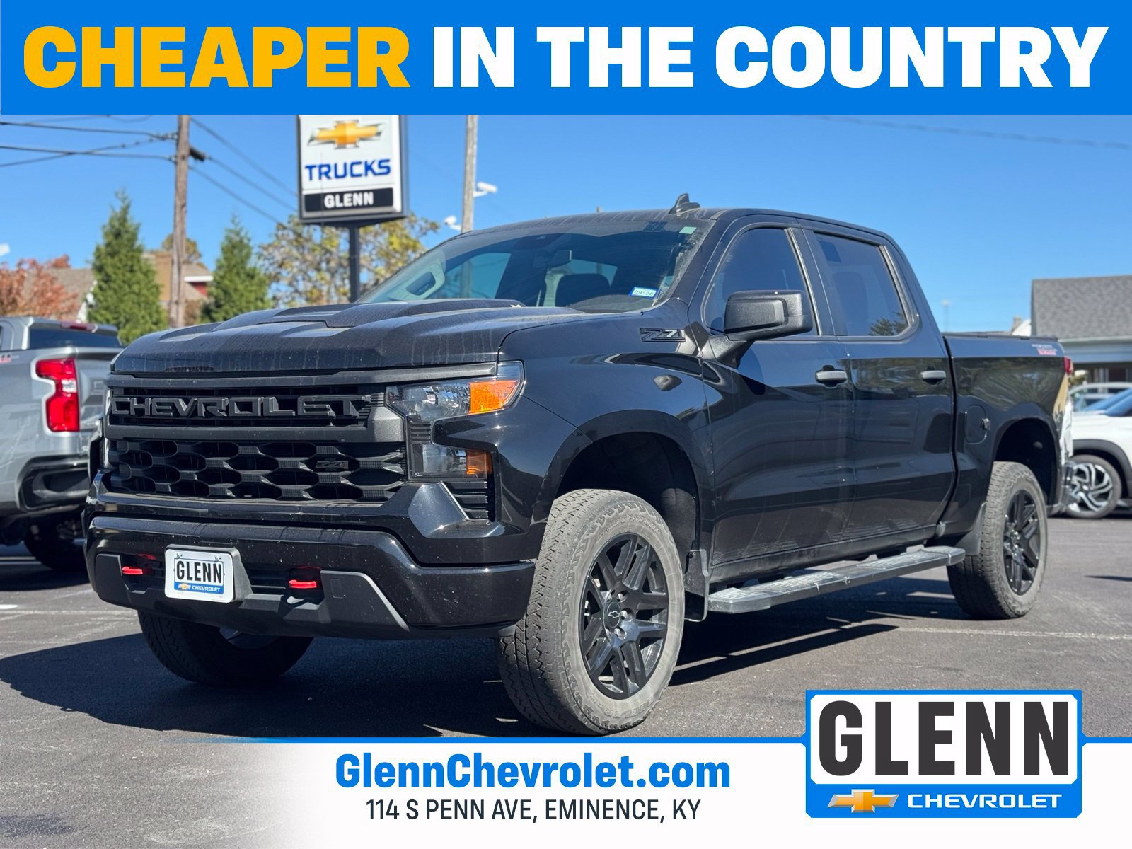 Used 2024 Chevrolet Silverado 1500 Custom Trail Boss w/ LPO, Dark Essentials Package AWD/4WD image 1