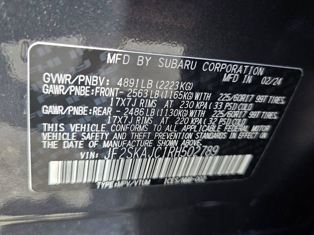 Used 2024 Subaru Forester Wilderness w/ Wilderness Package AWD/4WD image 19