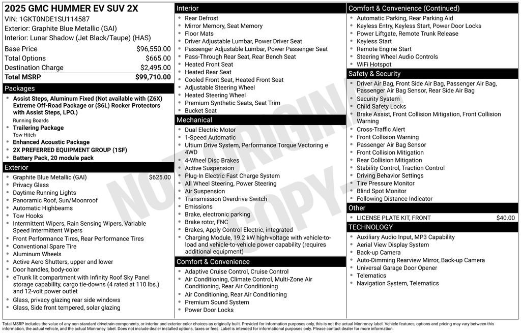 Used 2025 GMC Hummer EV 2X image 65