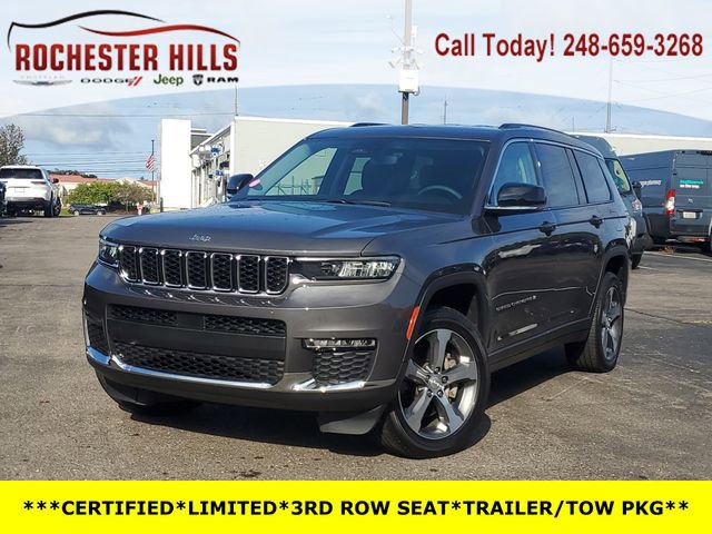 Certified 2023 Jeep Grand Cherokee L Limited w/ Trailer Tow Group (B) video 1