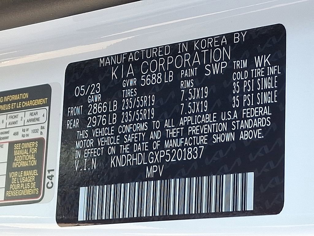 Certified 2023 Kia Sorento EX AWD/4WD image 27