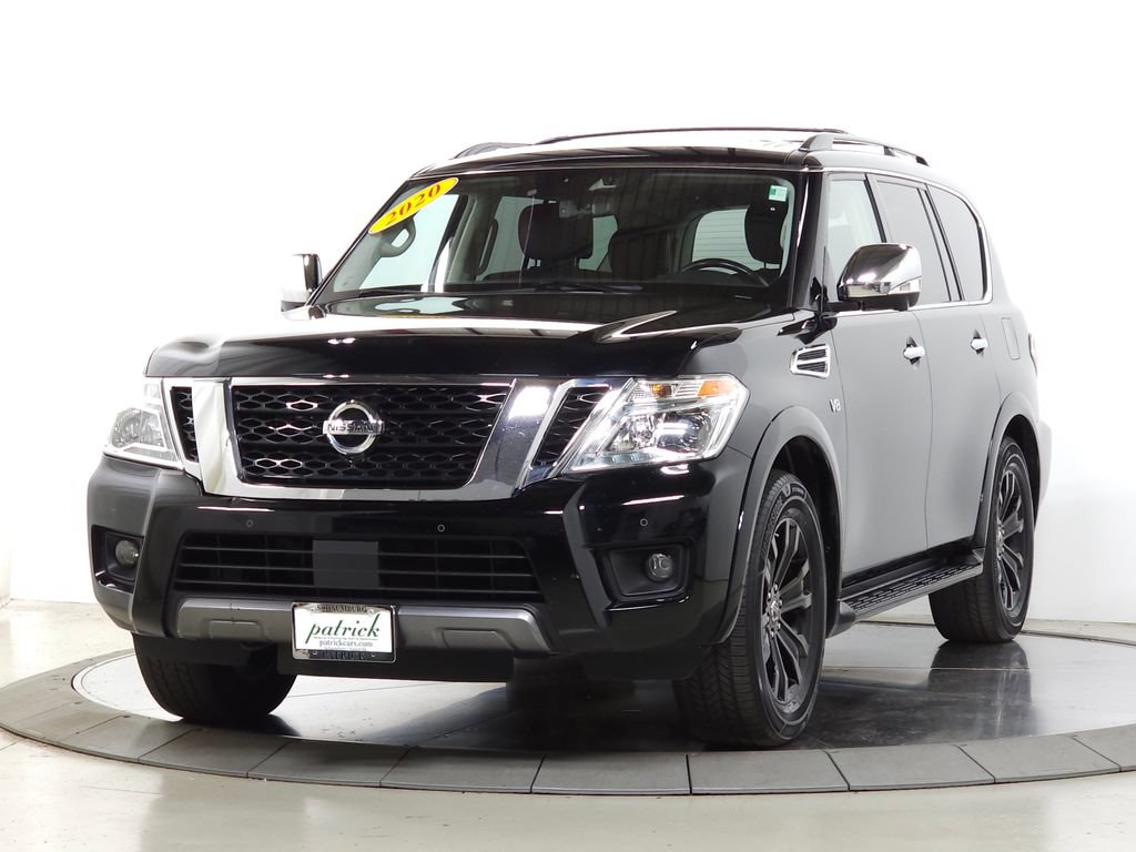 Used 2020 Nissan Armada Platinum w/ Captain's Chairs Package AWD/4WD image 3