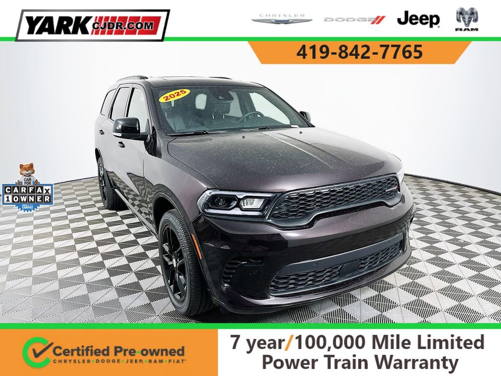 Certified 2025 Dodge Durango GT