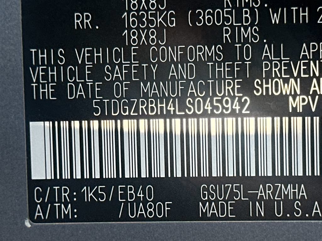 Used 2020 Toyota Highlander XLE AWD/4WD image 32