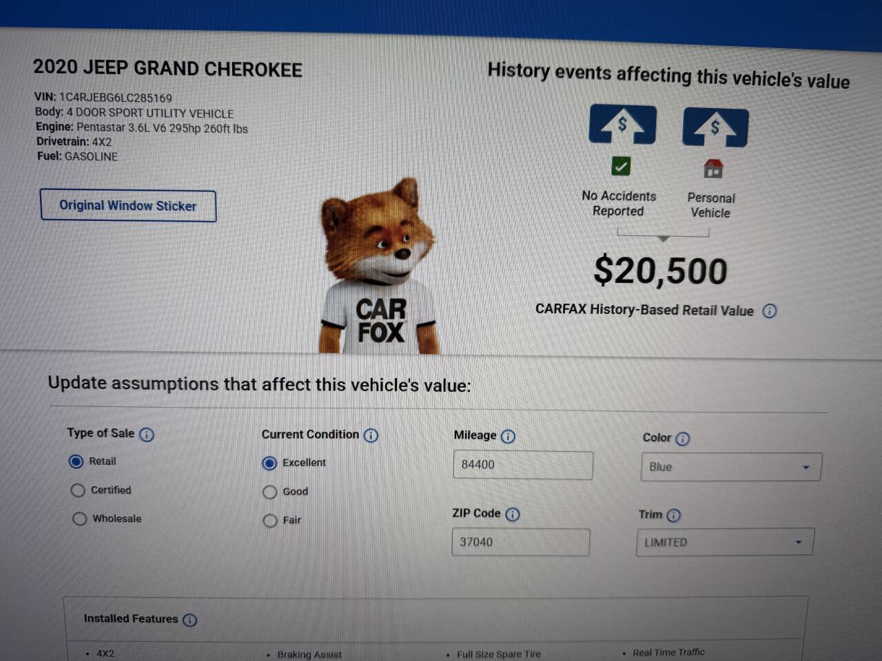 Used 2020 Jeep Grand Cherokee Limited image 21