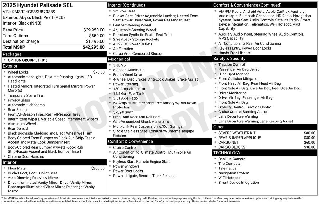 Used 2025 Hyundai Palisade SEL FWD image 7