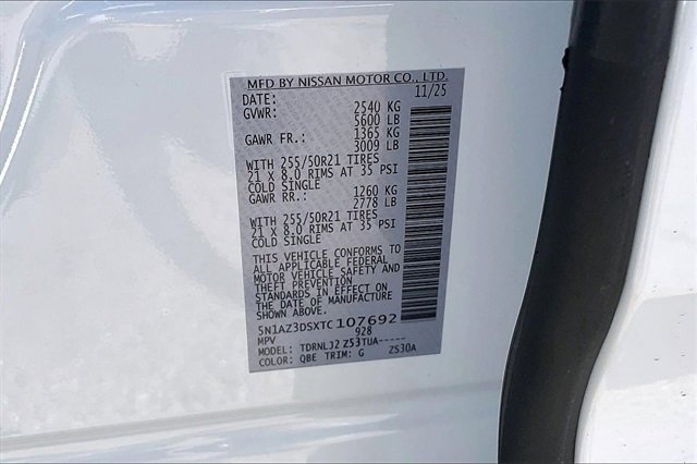 New 2026 Nissan Murano Platinum w/ Cargo Package image 8