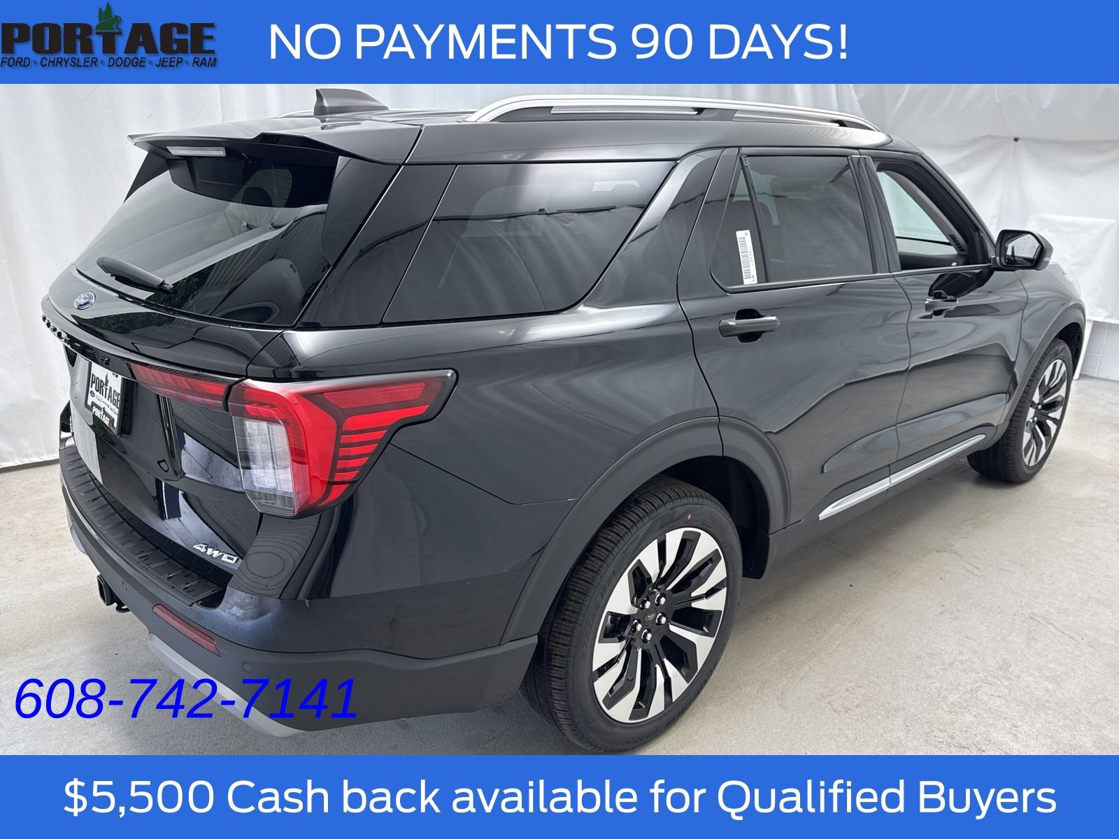 New 2026 Ford Explorer Platinum w/ LUX Leather Package AWD/4WD image 2