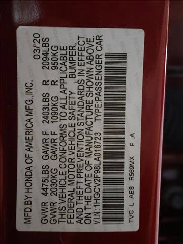 Used 2020 Honda Accord Touring image 30