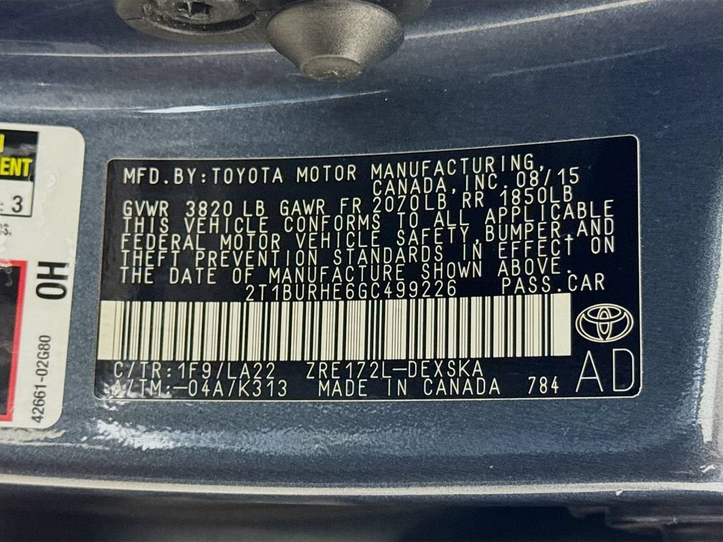 Used 2016 Toyota Corolla S Premium w/ Body Protection Package #1 FWD image 31
