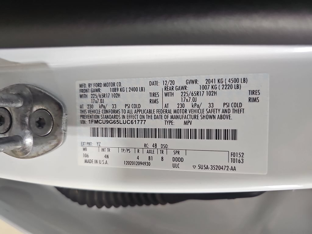 Used 2020 Ford Escape SE AWD/4WD image 40