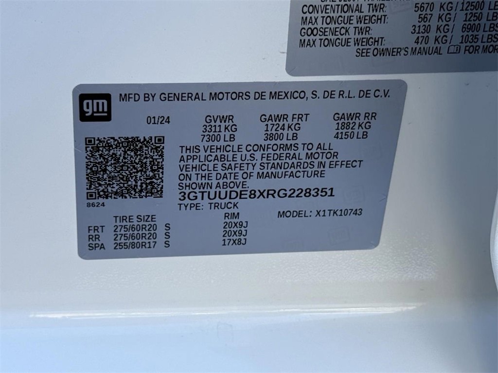 Certified 2024 GMC Sierra 1500 SLT w/ SLT Premium Plus Package image 27