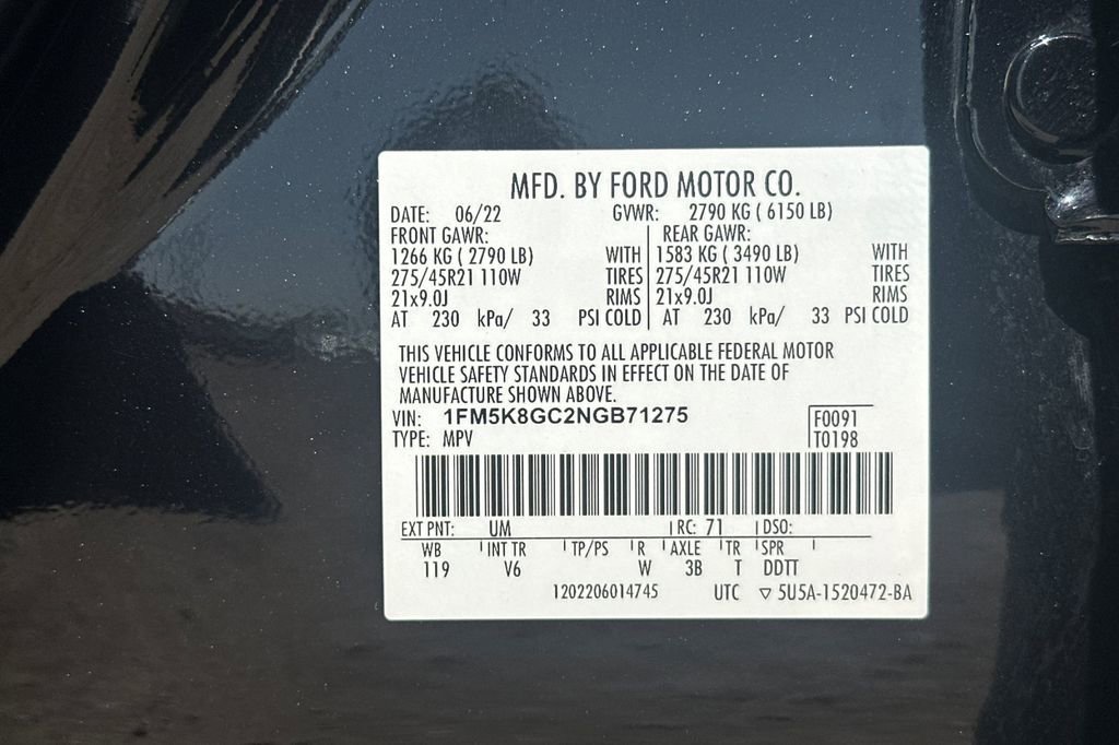 Used 2022 Ford Explorer ST w/ ST Street Pack image 33