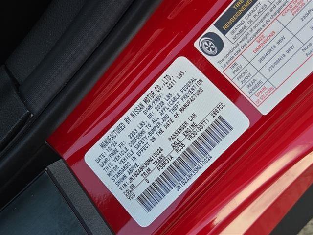 New 2025 Nissan Z Performance w/ Floor Mat Package image 20