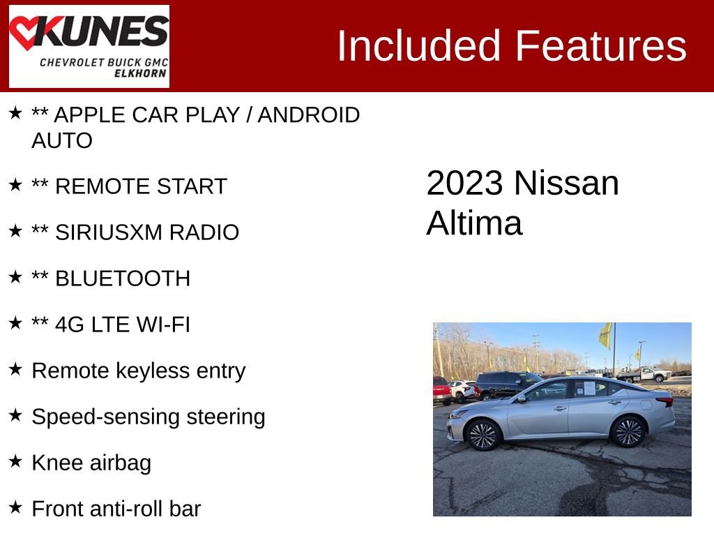 Used 2023 Nissan Altima 2.5 SV FWD image 2