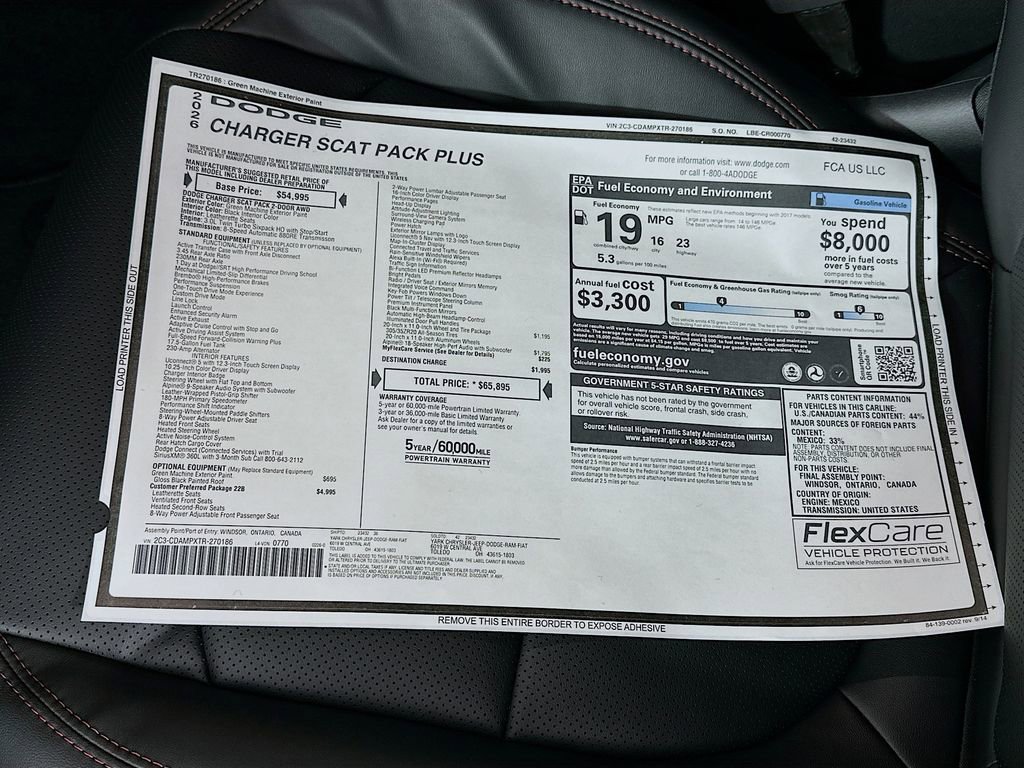 New 2026 Dodge Charger R/T Scat Pack image 13