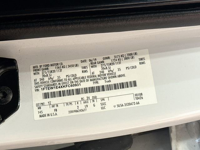 Used 2019 Ford F150 XLT w/ Equipment Group 301A Mid AWD/4WD image 30