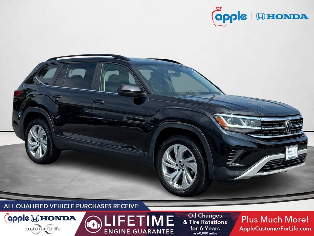 Used 2021 Volkswagen Atlas SE w/ Panoramic Sunroof Package AWD/4WD image 1