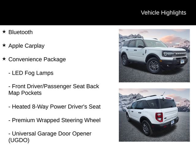 New 2025 Ford Bronco Sport Big Bend w/ Convenience Package image 31