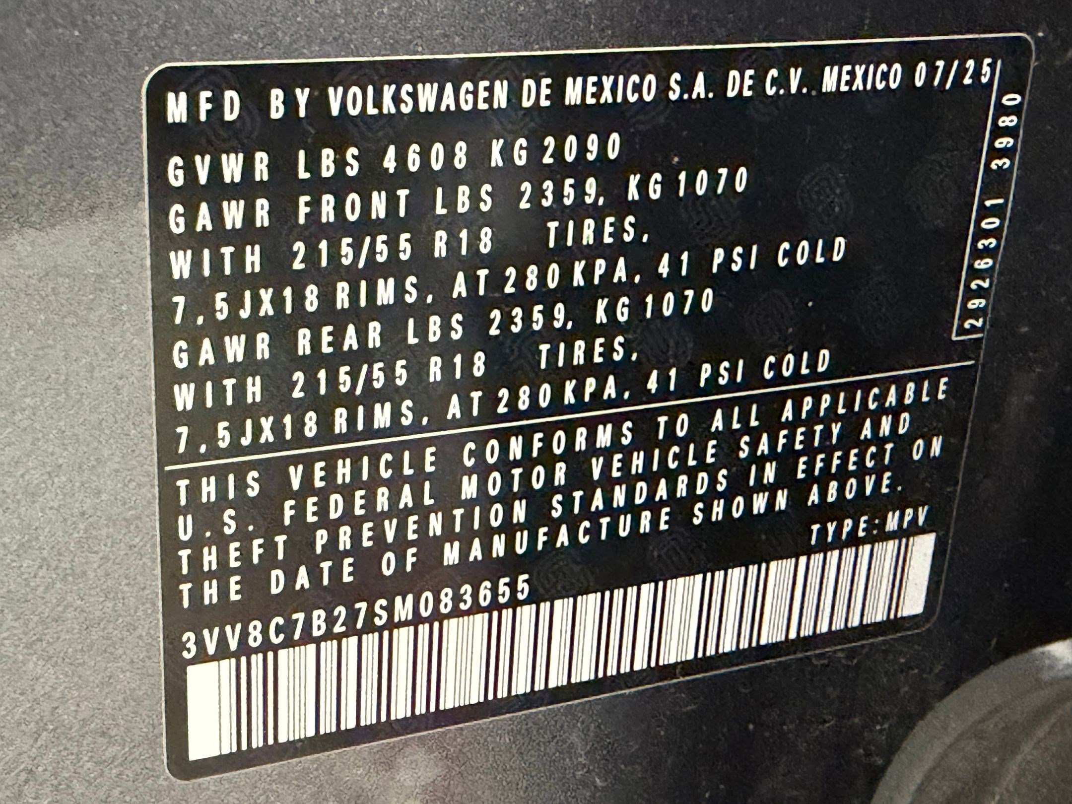 Used 2025 Volkswagen Taos S AWD/4WD image 19