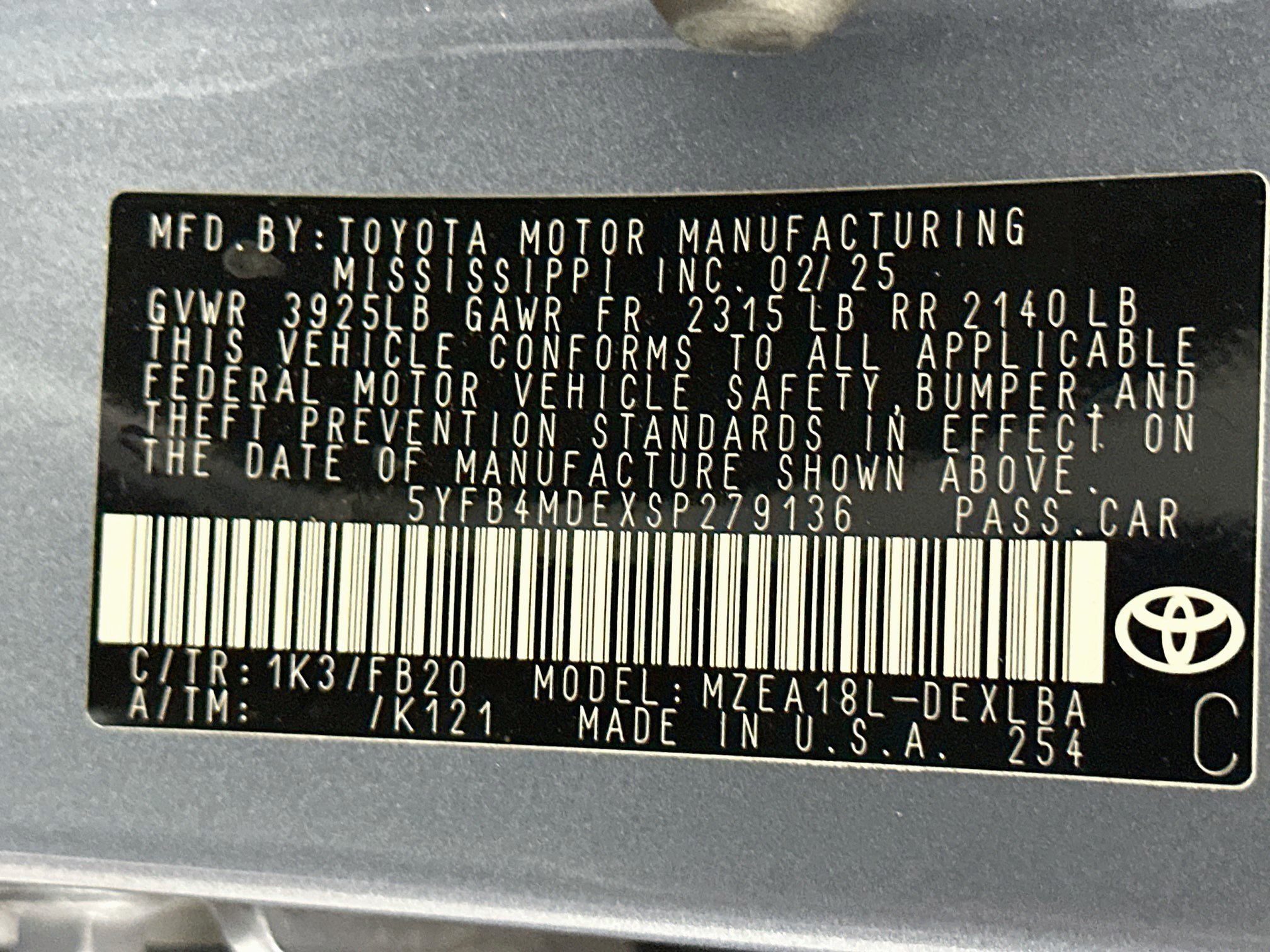 Used 2025 Toyota Corolla LE FWD image 12