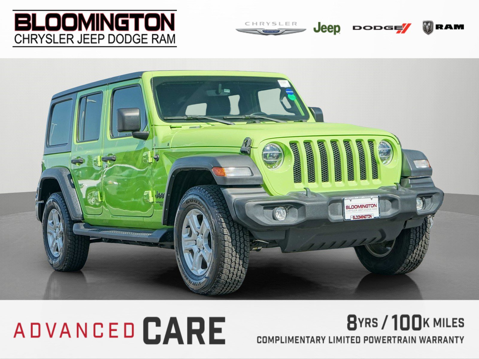 Used 2021 Jeep Wrangler Unlimited Sport image 1