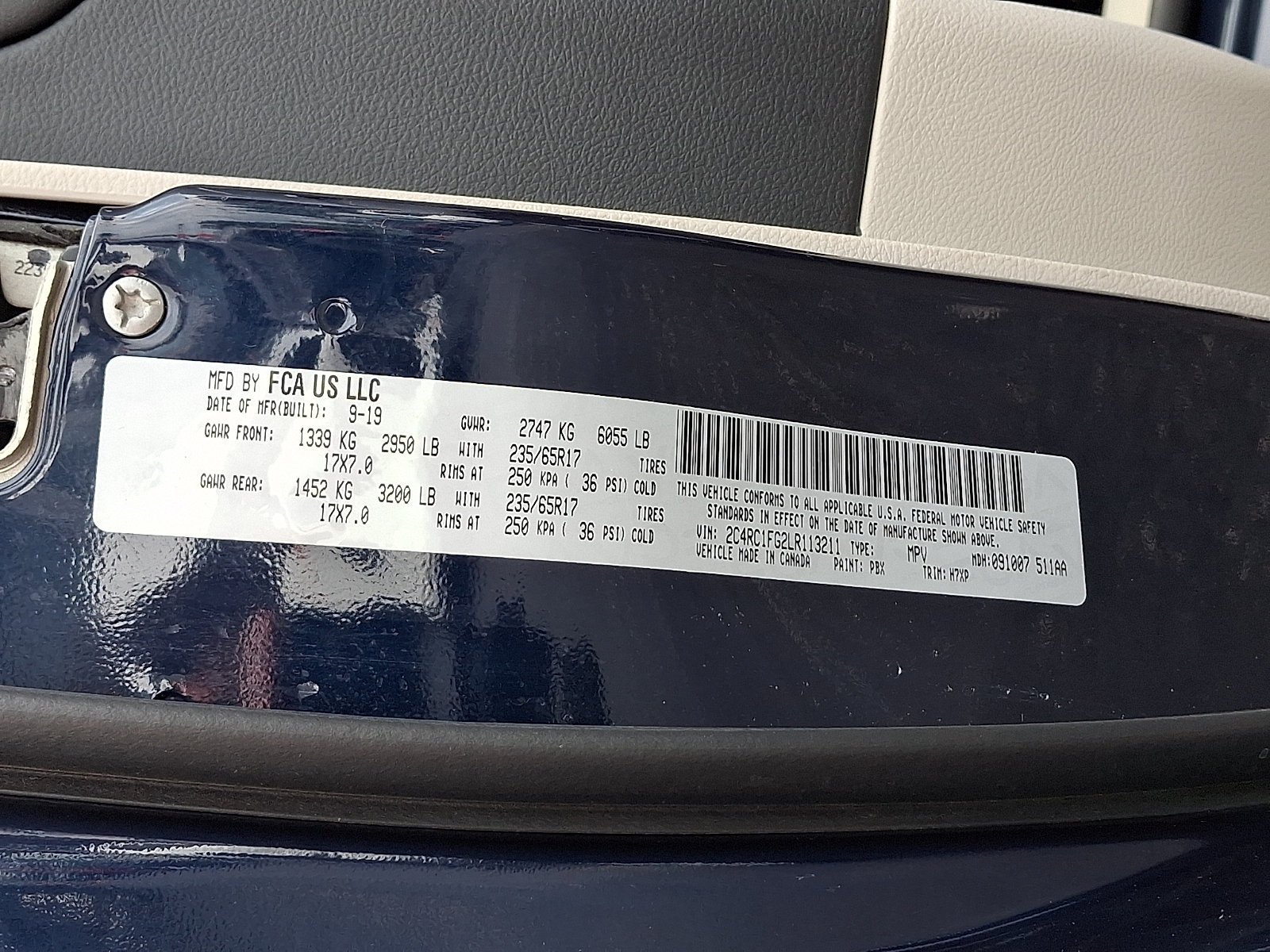 Certified 2020 Chrysler Pacifica Touring FWD image 26