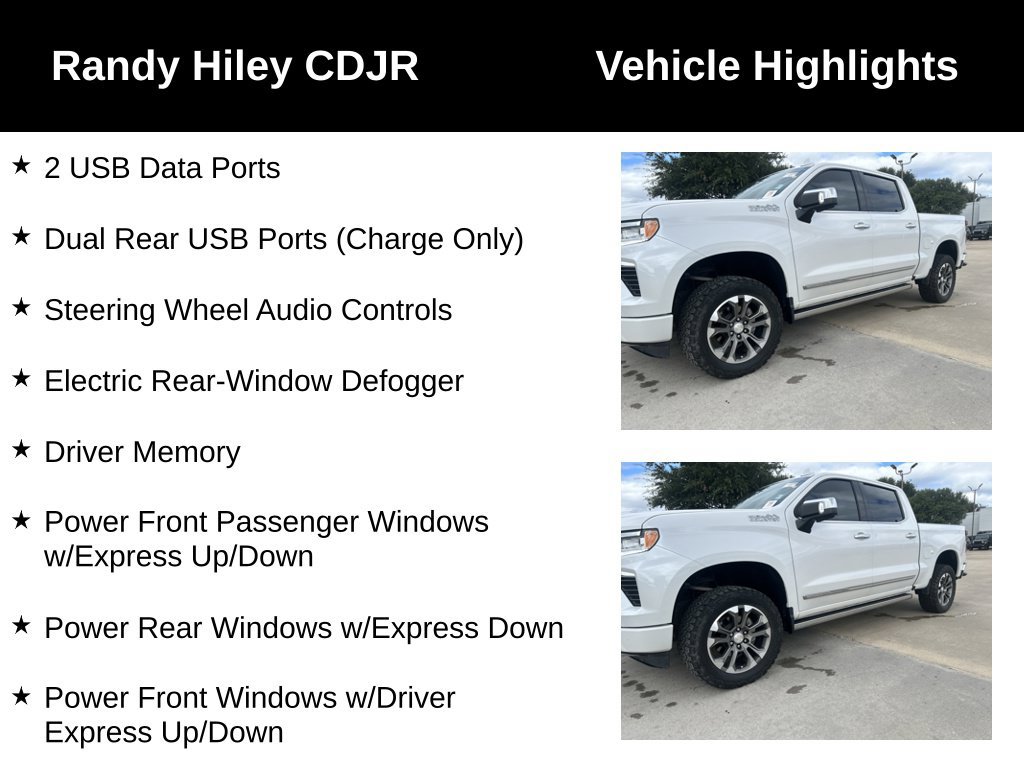Used 2023 Chevrolet Silverado 1500 High Country w/ Technology Package AWD/4WD image 10